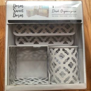 Dorm Sweet Dorm 3 Piece Desk Organizer